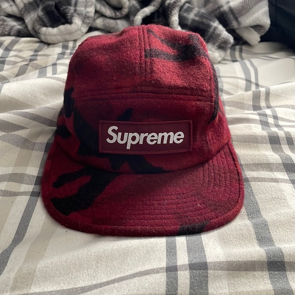Supreme Other - Supreme Fleece Box Logo 5 Panel Camp Cap